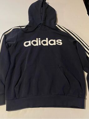 adidas Black and White Logo Tag